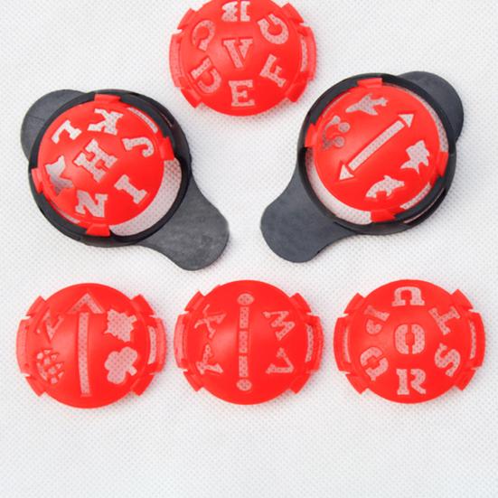 7Pcs Practical Golf Ball Line Liner Marker Drawing Template Alignment Tool