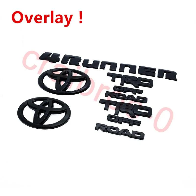 Vdhm8 Lcqk8 ABS Covering for Toyota 4runner TRD 2010*2024 Off-road Vehicle Front Grille Luggage Wing Stickers Modified Accessories