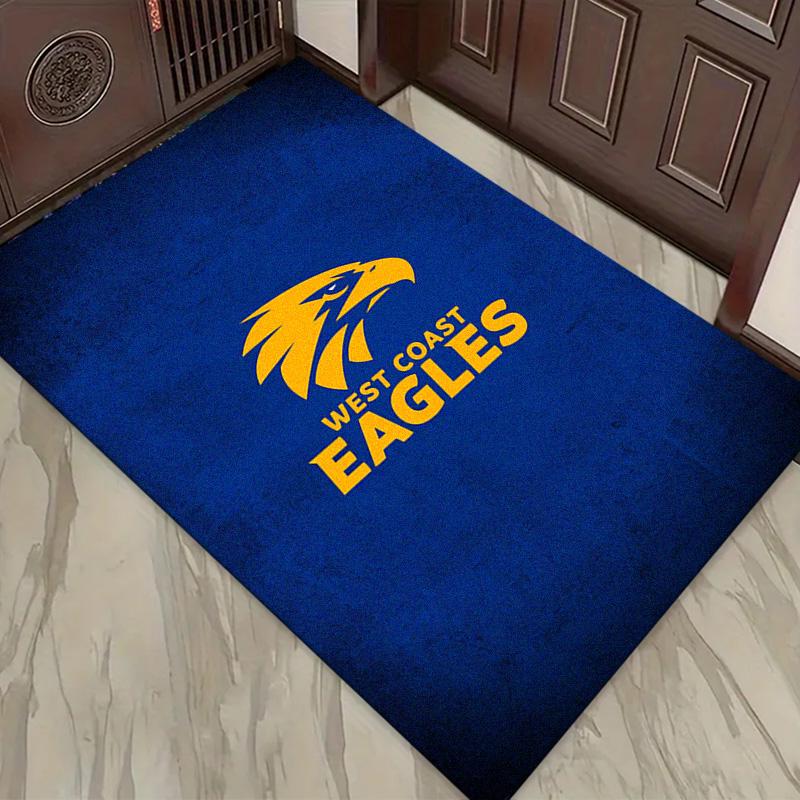 West Coast Eagles Teppich für Wohnzimmer Schlafzimmer Zuhause Sofadekoration, Kinderspiel Rutschfeste Bodenmatte