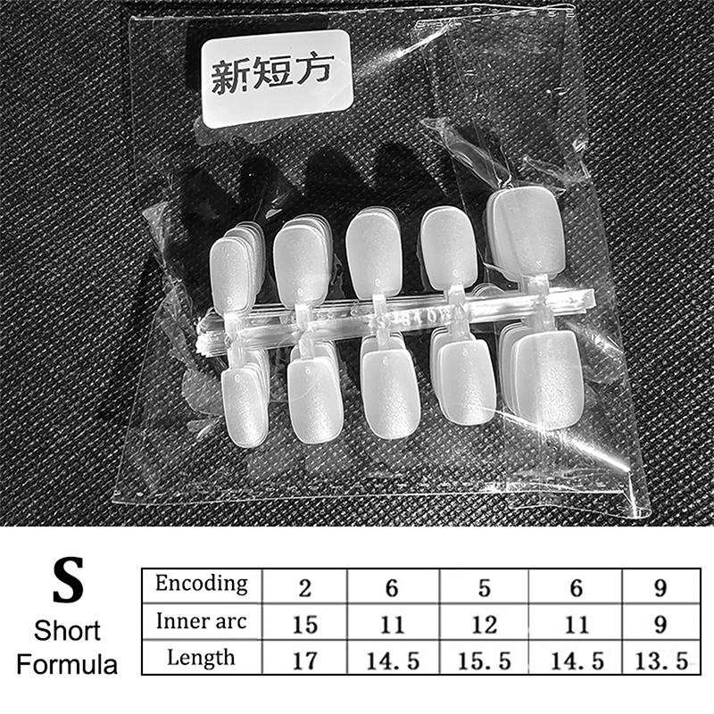 100Pcs Press On Nail Tips Full Cover Ultra-Thin False Nails Patches Gel Nails Extension System Clear Fake Nails Art Accessories