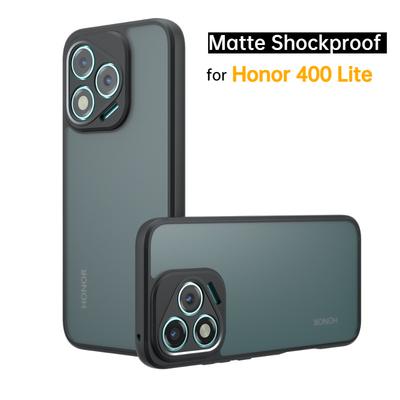 Case for Honor 400 Lite Matte Clear Phone Protection Cover For Honor 400Lite Acrylic PC + TPU Shockproof Bumper Shell