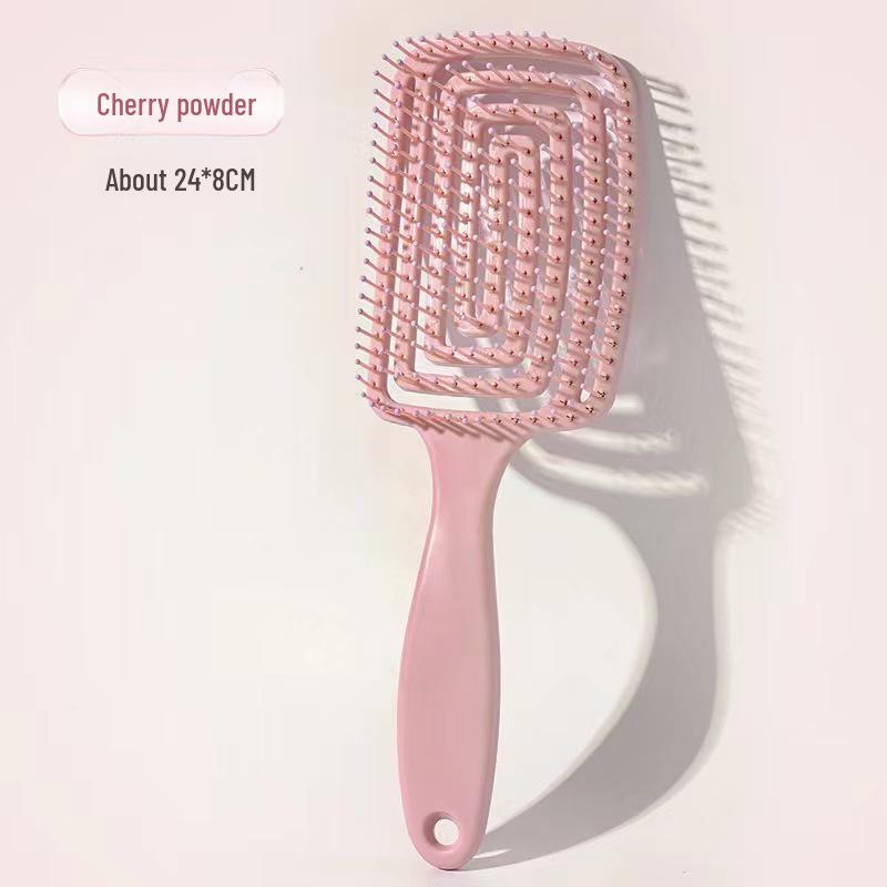 Women's Long Hair Air Cushion Comb with Scalp Massage - Anti-Curling and Fluffy Airbag Design