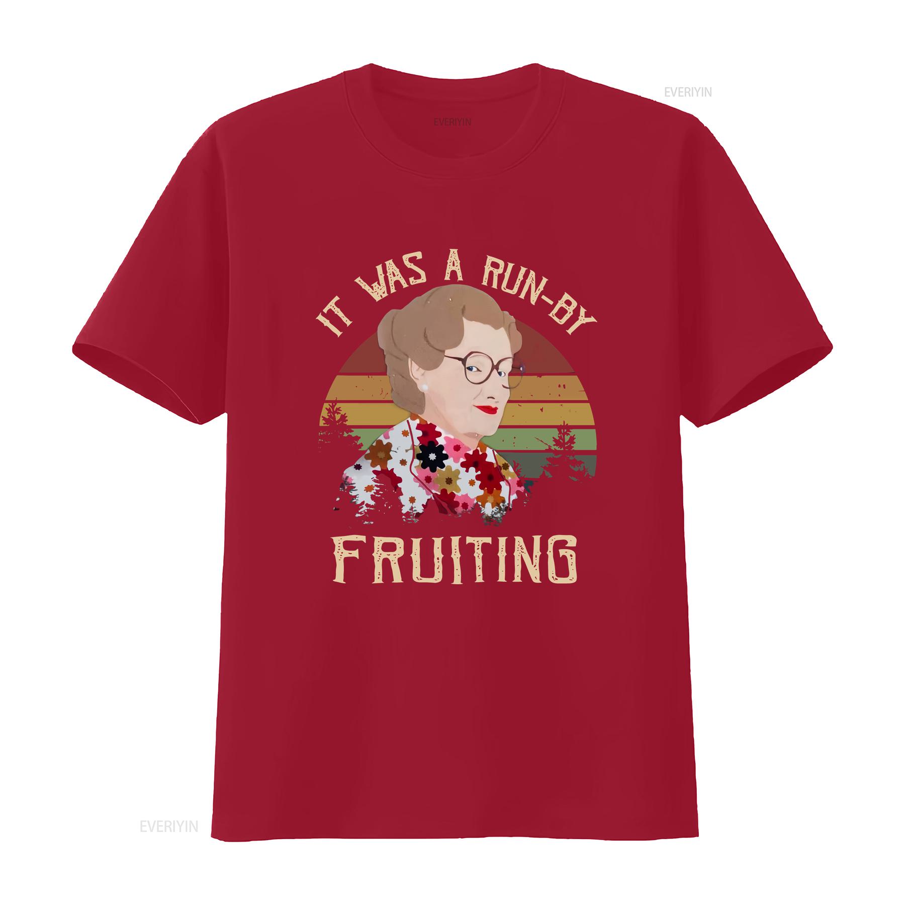 

Mrs Doubtfire Euphegenia It was A Run by Tree Vintage T Shirt vintage Washed Casual Soft graphic Stylish Stretched fashion S