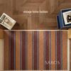 Stripe Coir Door Mat: Non-slip, Wear-Resistant, Dirt-Resistant, Cuttable Entrance Mat for Home and Hallway
