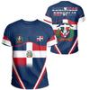 2026 Dominican Republic Flag Sports Tee Breathable Short Sleeve Jersey For Fan Match Cheer Outdoor Daily Casual Tops All Sizes