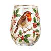 Bicchiere in Vetro DYS, Forma a Uovo Trasparente Cristallo Senza Piombo Smalto Dipinto Bordo Dorato Tumbler da Bevuta Vintage, Vetro di Grande Capacità per Bar di Casa Ufficio