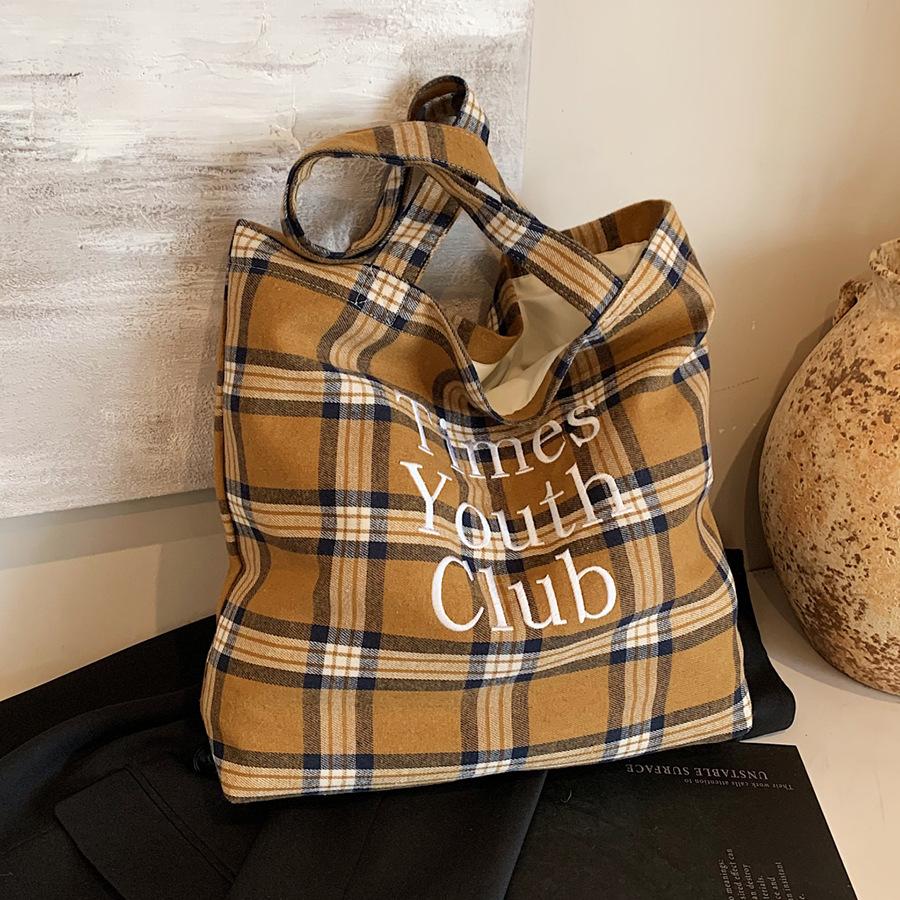 Casual Canvas Bag Women's New Large-capacity Tote Bag