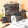 Mini Transparent Heart Cosmetic Bag Women Portable Lipsticks Makeup Storage Pouch Handbag Clear Ctue Small Nylon Make Up Bag