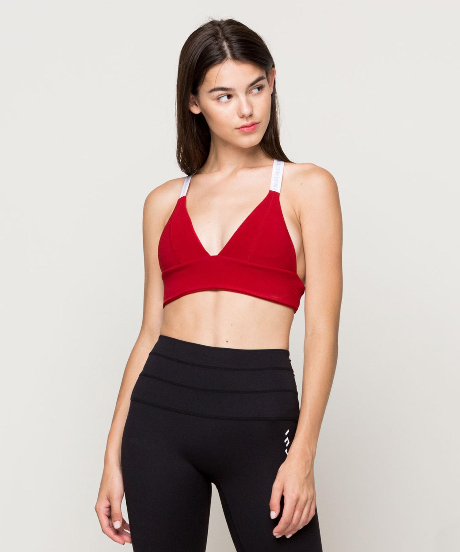 Ingi Active Triangle Bra Isabelle Red Red/L