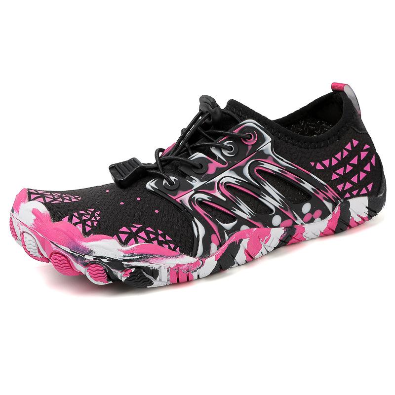 Summer new lightweight creek walking shoes men's outdoor hiking couple swimming shoes women's quick-drying five-finger wading shoes