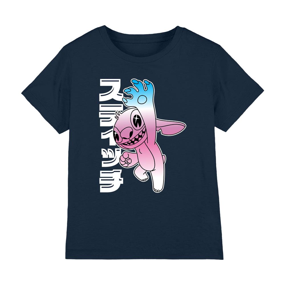 Lilo & Stitch Boys Anime Jumping T-Shirt