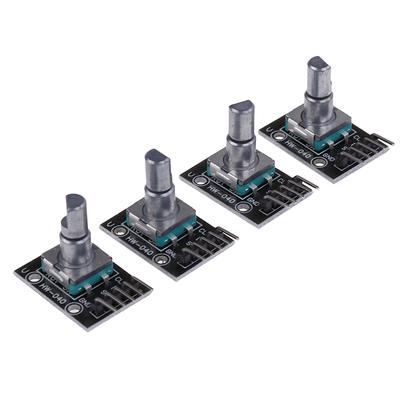 4pcs Rotary Encoder Modules 360 Degree Rotation Electronic DIY Parts 5V Voltage