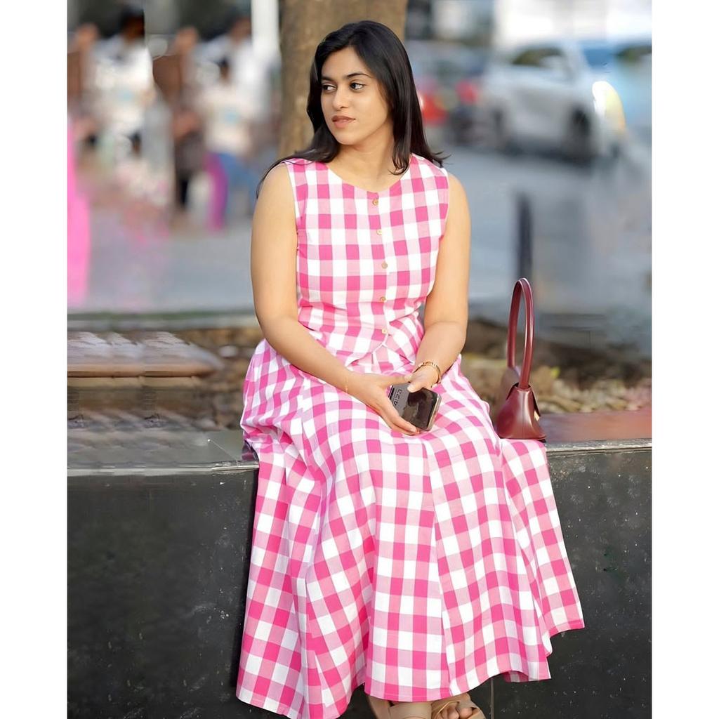 Indian Bollywood Ethnic Top Skirt Set Women Casual Wear Kurta Cord Set Dress
