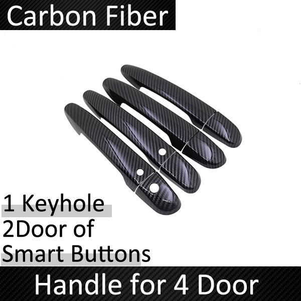 

Крышка дверной ручки из углеродного волокна для Mazda 2 Demio Mazda2 DJ 2015 2016 2017 2018 Аксессуары для внешнего стиля автомобиля 4Handle 2 Buttons