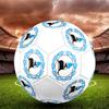 Pallone da Calcio DSC Arminia Bielefeld taglia 5, colorato, adatto a tutte le età, cucito a macchina, materiale PVC, grado competizione, durevole e ad alto rimbalzo
