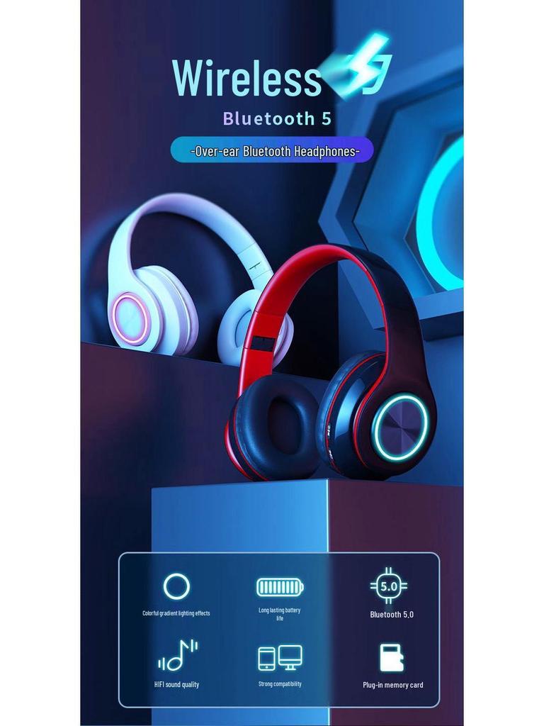 High-End B39 Multi-Function Bluetooth Over-Ear Headphones