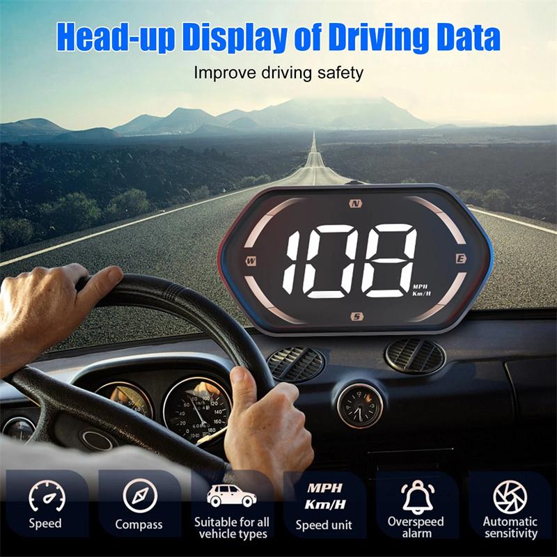 G22 Gps Displej Rychlosti Hud Auto Digitální Head Up Displej Rychloměr Příslušenství Projektor Auto Elektronika Kompas Měřič Hud