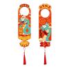 Blessing Words Snake Year Doorknob Pendant Lucky Character Decoration  New Year's Supplies