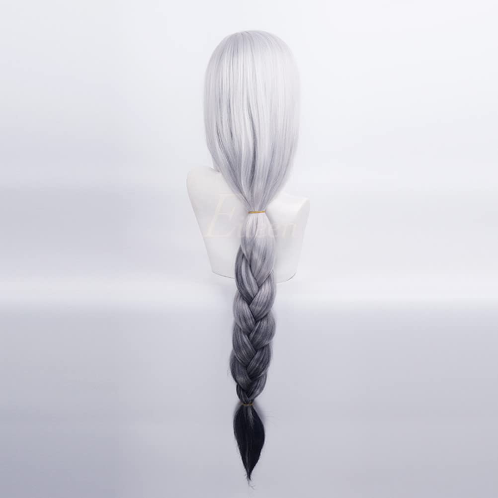 Eileen Genshin Impact Cosplay Shen Hel Wig Costume with Net