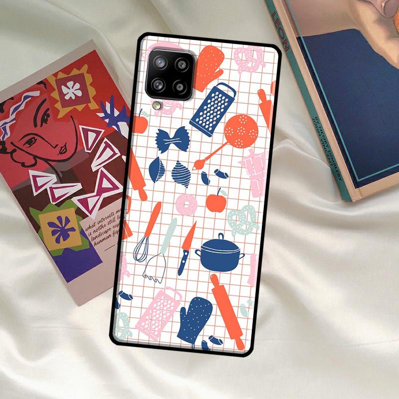 Cooking Chef Knives Case For Samsung Galaxy A06 A16 A56 A36 A26 A54 A34 A14 A52 A32 A12 A13 A33 A53 A15 A35 A55