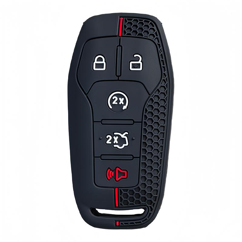 Silicone Car Key Case Fob Cover For Ford Fusion Mondeo Mustang F-150 Explorer Edge Car Accessories