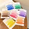 4-Piece Gradient Brown Duckbill Hair Clip Set
