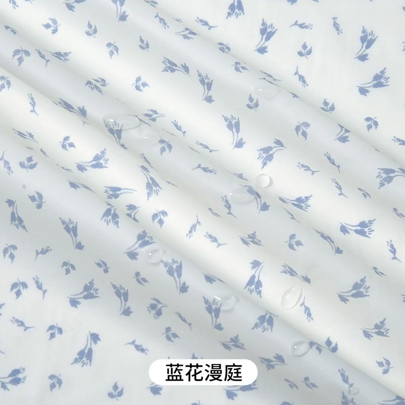 0.5m/1m/2m Thin Waterproof Down Jacket Printed Fabric for Winter Vests Children's Clothing Decorative Cloth DIY Sewing Fabrics
