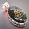 Labradorite Gemstone Handmade 925 Sterling Silver Jewelry Pendant 2.17" AH-820