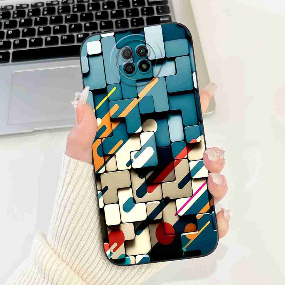 For Redmi Note 9 5G M2007J22C Case Cartoon Rabbit Soft Silicone Matte Cover For Xiaomi Redmi Note9 5G 6.53" Flower Shell Capa