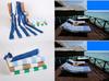 Minimalist Striped Cotton Beach Towel With Absorbent Quickdry Fabric For Adults Outdoor Use