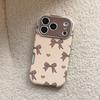 Leopard Print Bow iPhone 17 Apple 16 Pro Max Phone Case Suitable for 15, 13, Sweet and Cool Retro 14 Leather Cover