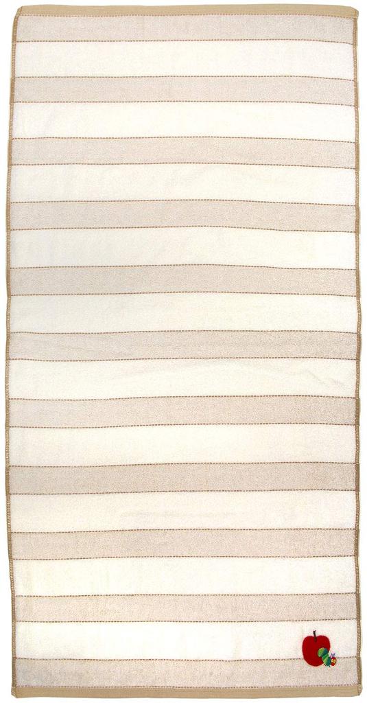 Hayashi Bain 60 x 120 Très Affamé Biologique BJ800928 Serviette, Env.. cm, Chenille, Coton, Marche, Beige,