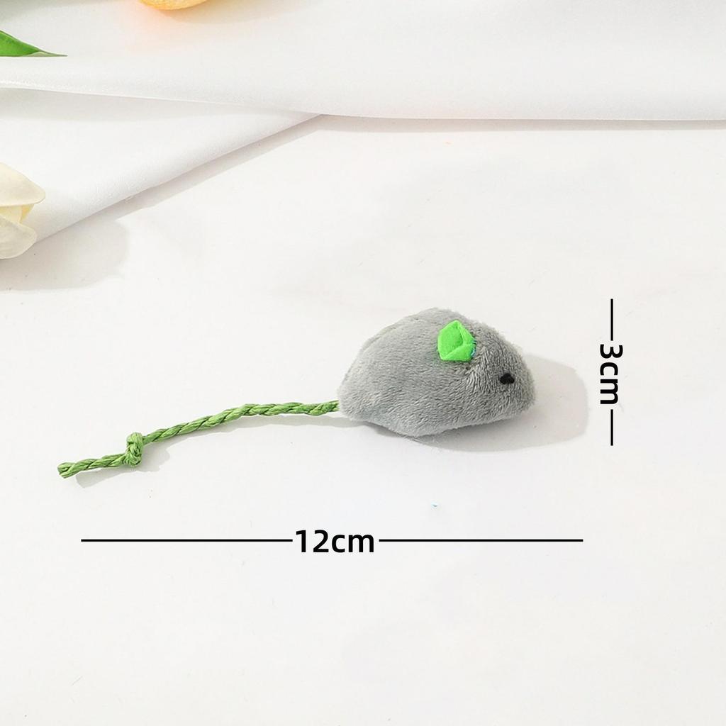 Plush Catnip Mouse Toy - Simulated Mouse for Cat Entertainment
