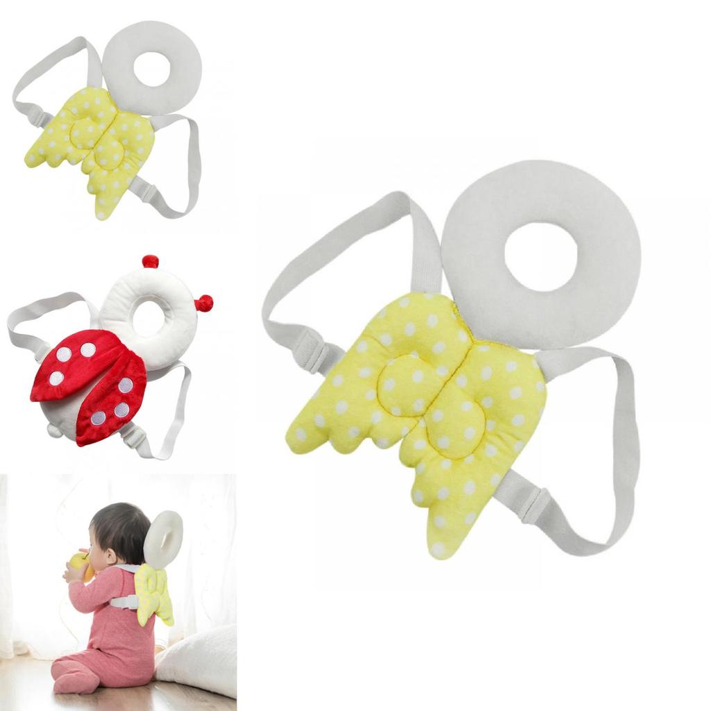 Plush Bee And Beetle Baby Guardian Pillow Soft Pp Cotton For Comfy Infant Sleep