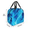 Burning Fire Insulated Lunch Bag for Women Children Portable Food Boxes Thermal Lunch Box Tote