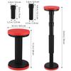 POPETPOP Adjustable Furniture Legs, Set of 2, for Cabinets, Beds, and Tables, Adjustable Height, Easy Installation, Heavy-Duty Nylon