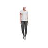 Série Lifestyle Esportivo Gola Redonda Absorvente de Umidade Simples Casual Manga Curta Camiseta Feminina Camisetas Branco DQ3146