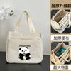 Canvas handbag large capacity simple office worker cartoon versatile lunch box mommy with rice bento bag