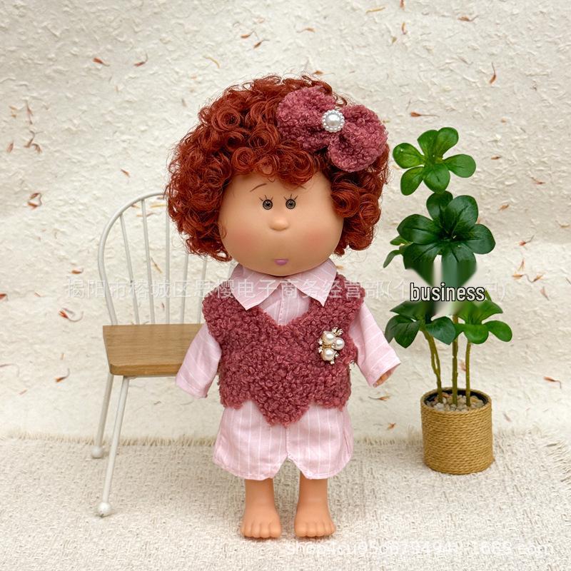 24cm Spanish Mia Potato Doll Dress-Up Set with Plush Outfit