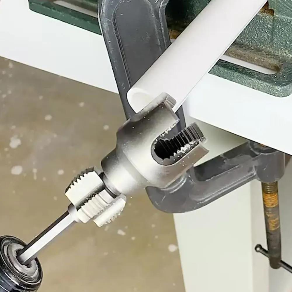 Integriertes internes und externes Gewindeschneidwerkzeug für Rohre Gewindeschneidwerkzeug für PVC-Rohre für 1/2'' 3/4'' Rohre
