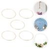 10/15/20/30cm Metal Ring Dreamcatcher Hoop Rings DIY Circles Round Wooden Wind Chimes For Outside DIY Handmade