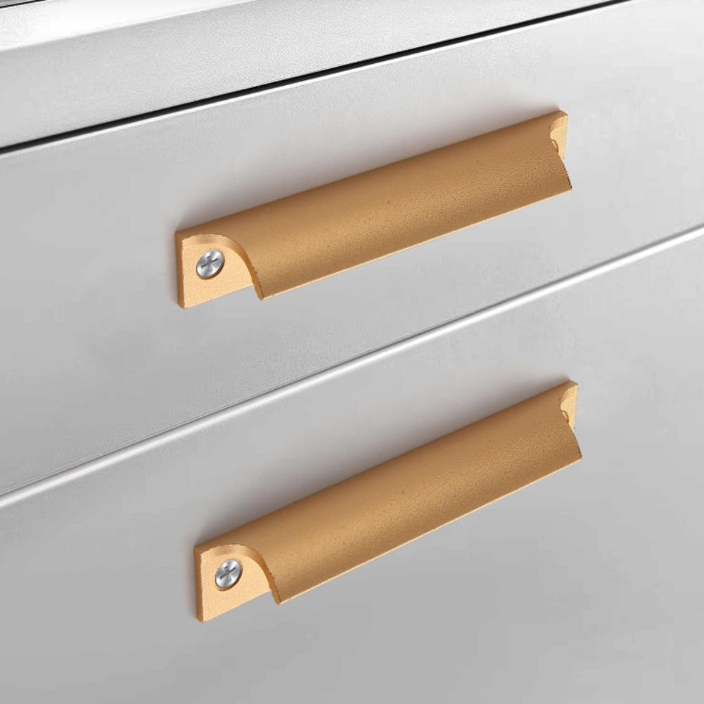4 st Möbelhandtag Skåpsknoppar Köksskåpshandtag Lådhandtag Aluminiumlegering Skärmfönsterhandtag Beslag