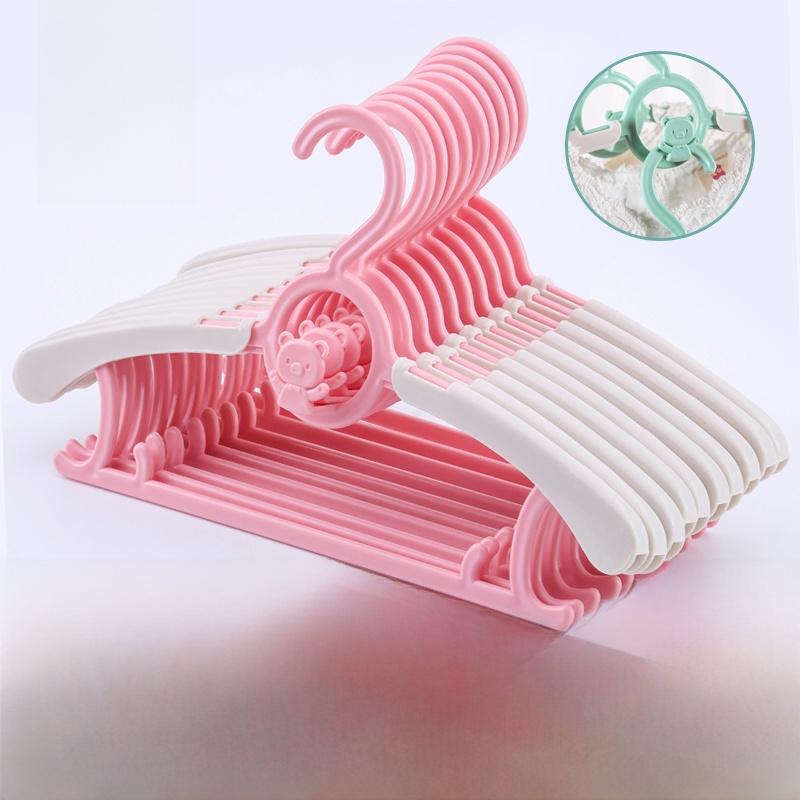Baby Clothesline Retractable Non-Slip Children's Small Clothes Hanger Multi-Function Home Use Drying Rack for Newborns
