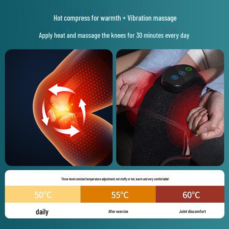 

Electric Heated Knee Massager with Vibration