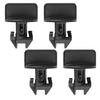 4 Pcs Rear Bumper Trailer Tow Hitch Trim Cover Retainer Clips, Durable Black ABS Plastic, Easy Tallation, Compatible with 68249278AA, SUV Bumper
