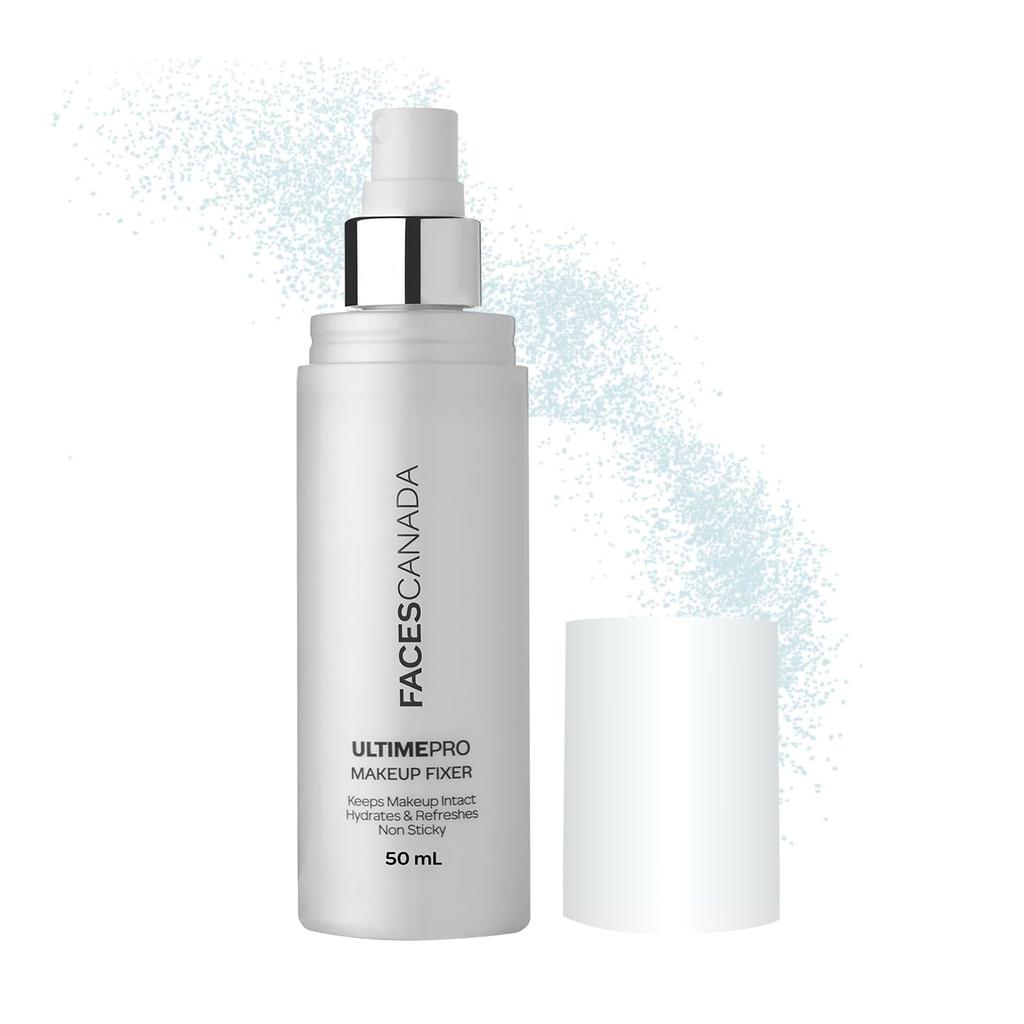 FACESCANADA Ultime Pro Makeup Fixer 50 Ml And Faces Canada Strobe Cream - Silver 30Ml