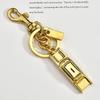 Fashionable Fruits Construction Tower Car Keychain For Women Girls High-End Backpack Decoration Exquisite Accessories Gifts