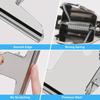 3-Pack Large Bull Paper Clips, 4-Inch Heavy-Duty Office File Clamps, Iron Money Binder Clamps for Home, School, and Office Suppl