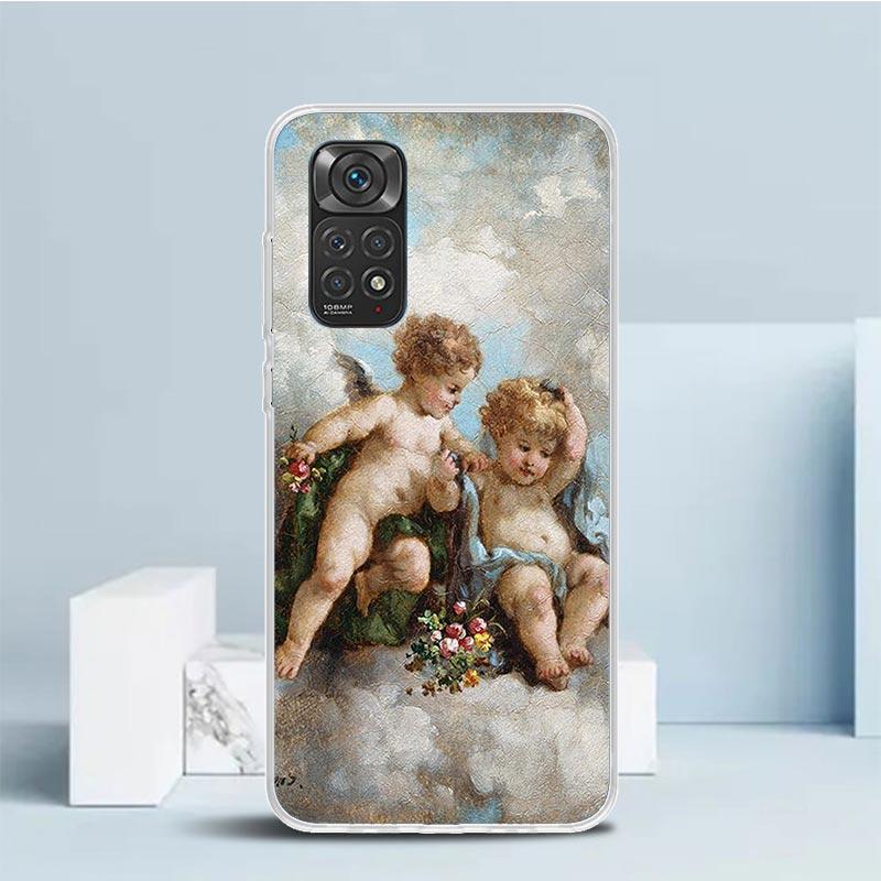Paint Art Renaissance Phone Case For Xiaomi Redmi Note 15 14 14S 13 12S 12 Pro Plus 11S 11 11T 11E 10S 10 + Soft TPU Back Cover