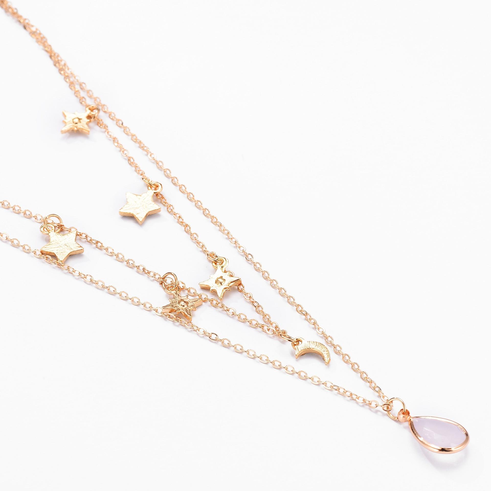 

Multilayer Choker necklace chain summer jewelry